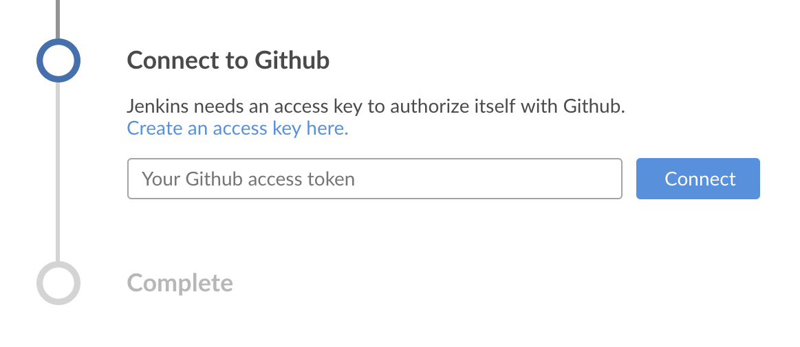 <em>Connect to GitHub</em>